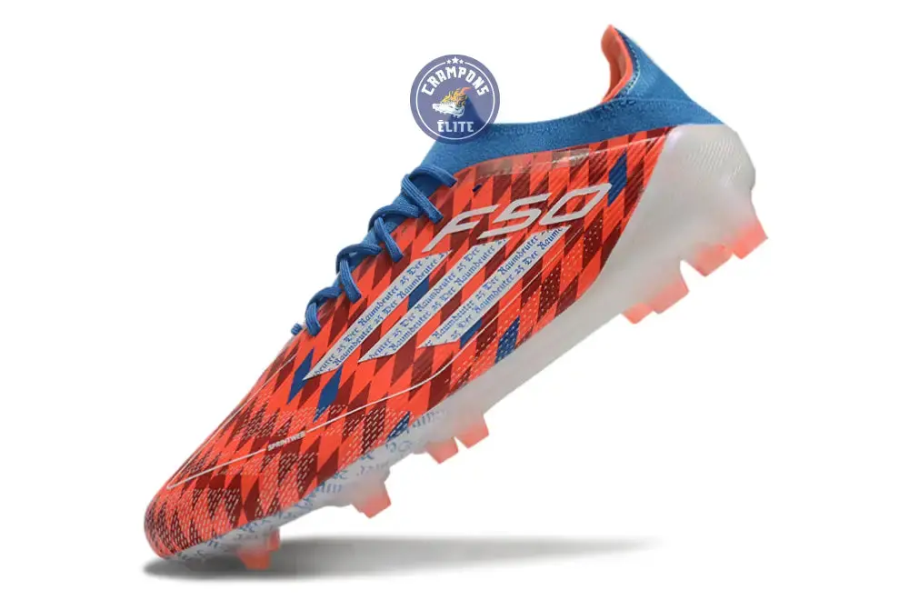 F50 Elite Lacets FG Thomas Müller Raumdeuter - Rouge/Blanc/Bleu ÉDITION LIMITÉE - Image 4