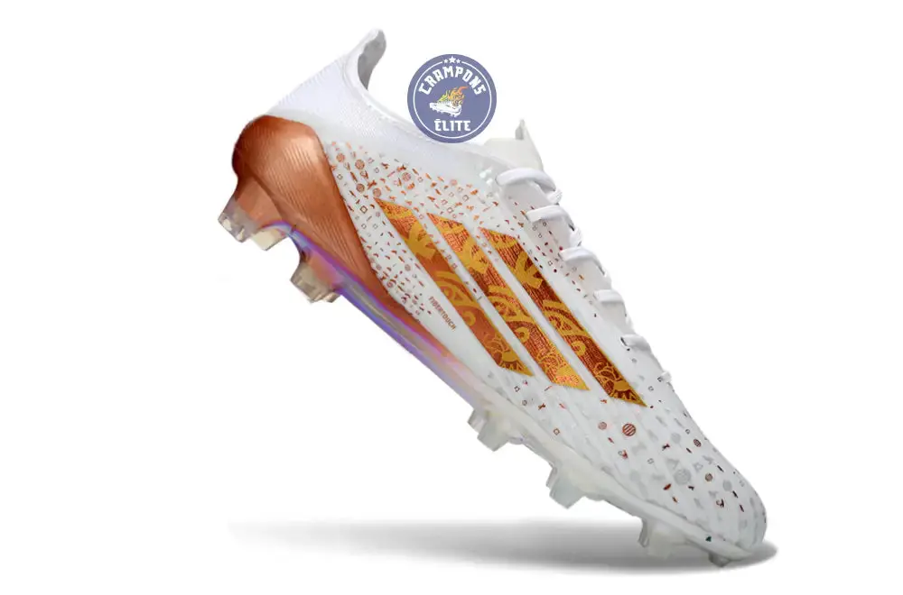 F50 ELITE FG x MOHAMED SALAH AFCON - BLANC/BRONZE ÉDITION LIMITÉE - Image 6