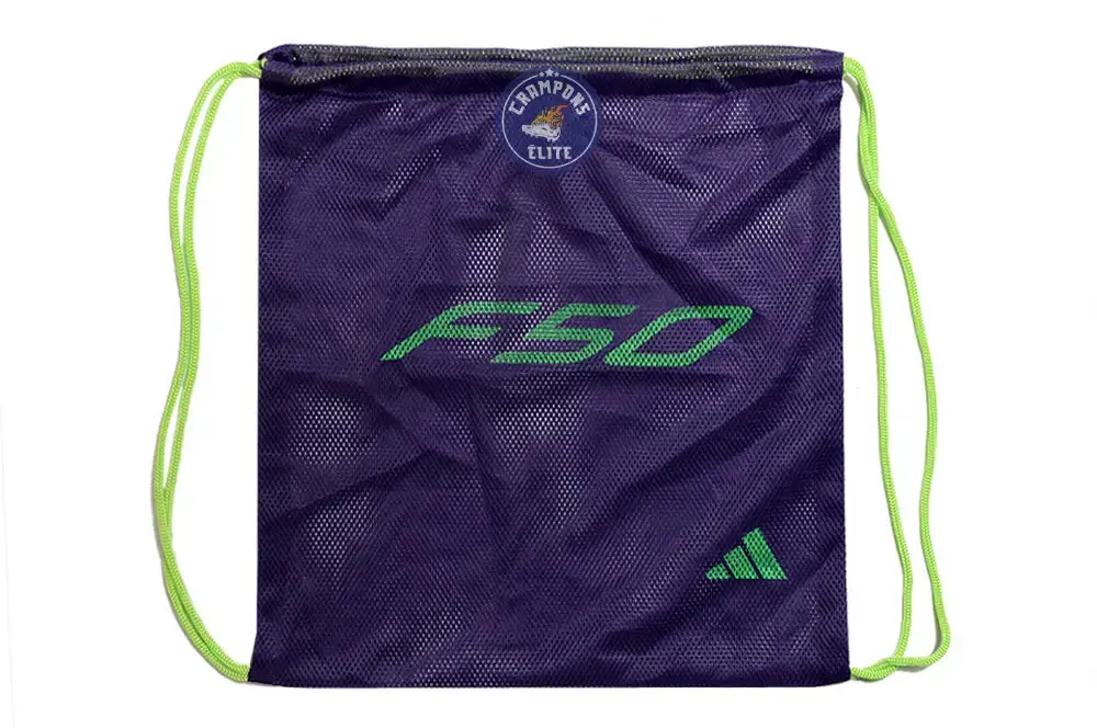 F50 Elite Laceless FG - Blanc/Violet/Vert - Image 7