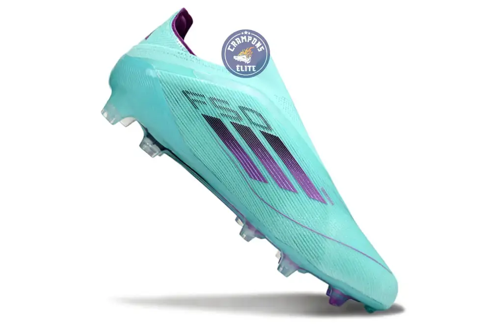 F50 Elite Laceless FG - Bleu/Violet - Image 3