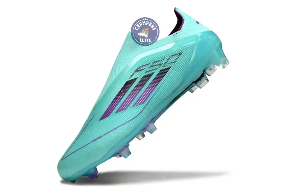 F50 Elite Laceless FG - Bleu/Violet - Image 4