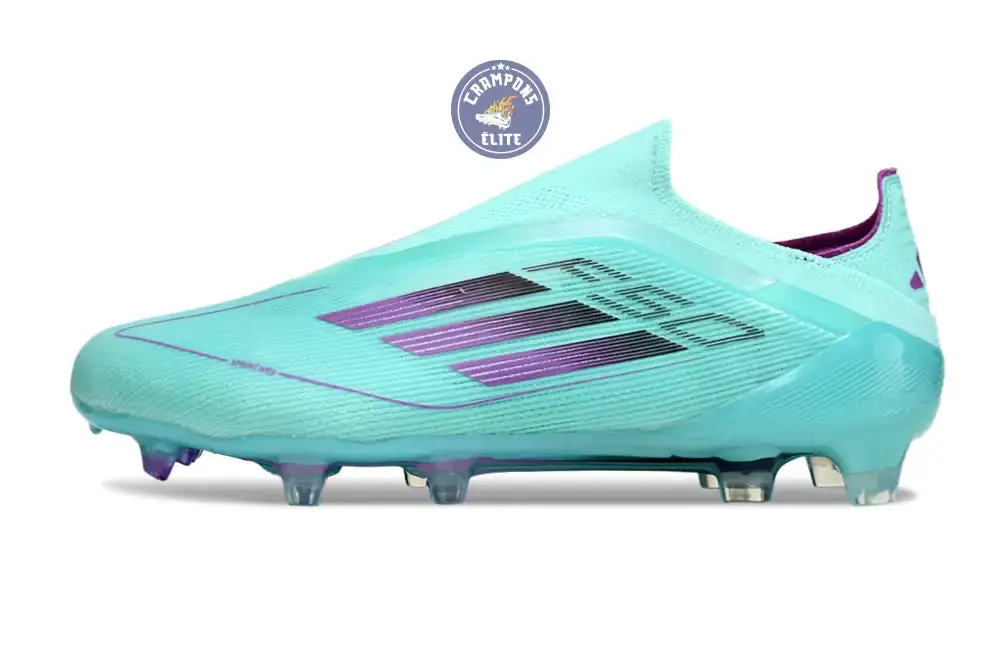 F50 Elite Laceless FG - Bleu/Violet - Image 5