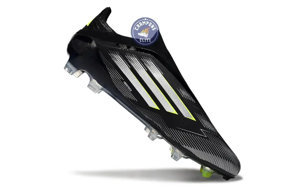 F50 Elite Laceless FG - Electric Stealth - Noir/Vert/Gris - Image 3