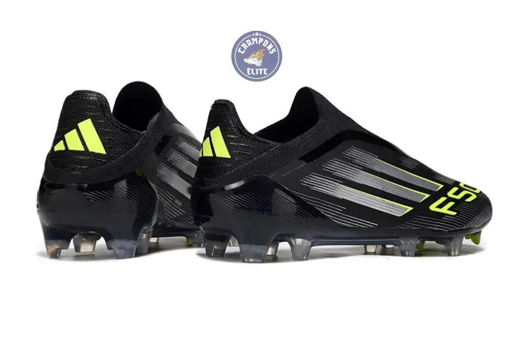 F50 Elite Laceless FG - Electric Stealth - Noir/Vert/Gris - Image 6