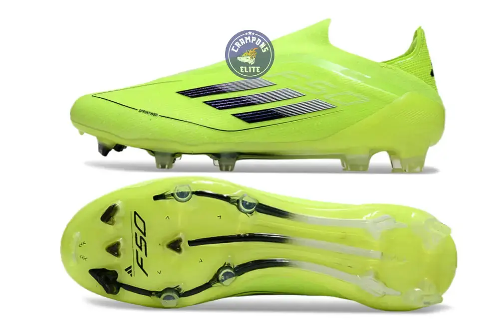 F50 Elite Laceless FG Concept Jaune Fluo - Image 2