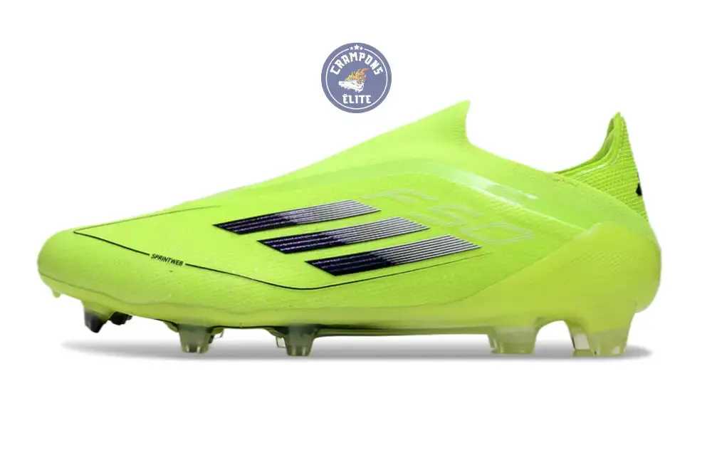 F50 Elite Laceless FG Concept Jaune Fluo - Image 4