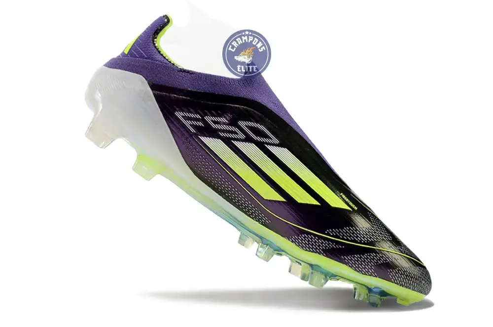 F50 Elite Laceless FG Reborn - Violet/Blanc/Lucid Lemon ÉDITION LIMITÉE - Image 4