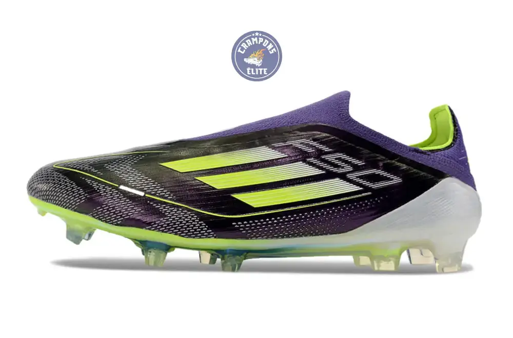 F50 Elite Laceless FG Reborn - Violet/Blanc/Lucid Lemon ÉDITION LIMITÉE - Image 7
