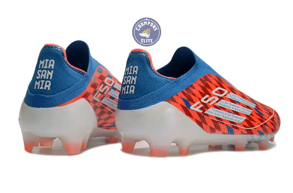 F50 Elite Laceless FG Thomas Müller Raumdeuter - Rouge/Blanc/Bleu ÉDITION LIMITÉE - Image 6