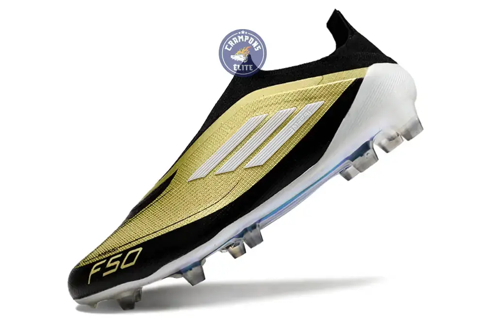 F50 Elite Laceless FG Triunfo Dorado - Doré/Blanc/Noir - Image 6