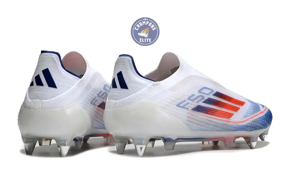 F50 Elite Laceless SG - Blanc/Rouge/Bleu - Image 6