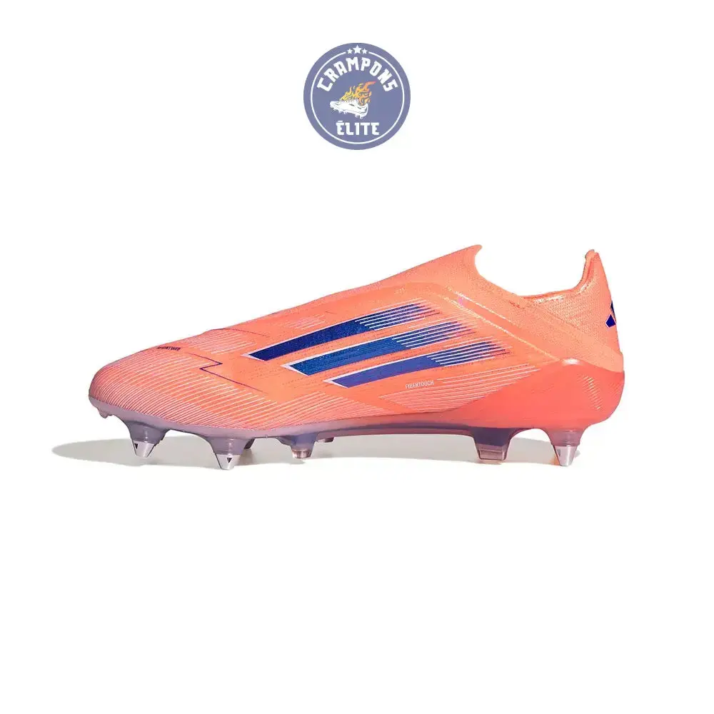 F50 Elite Laceless SG Coral Blaze - Orange/Bleu SG - Image 4