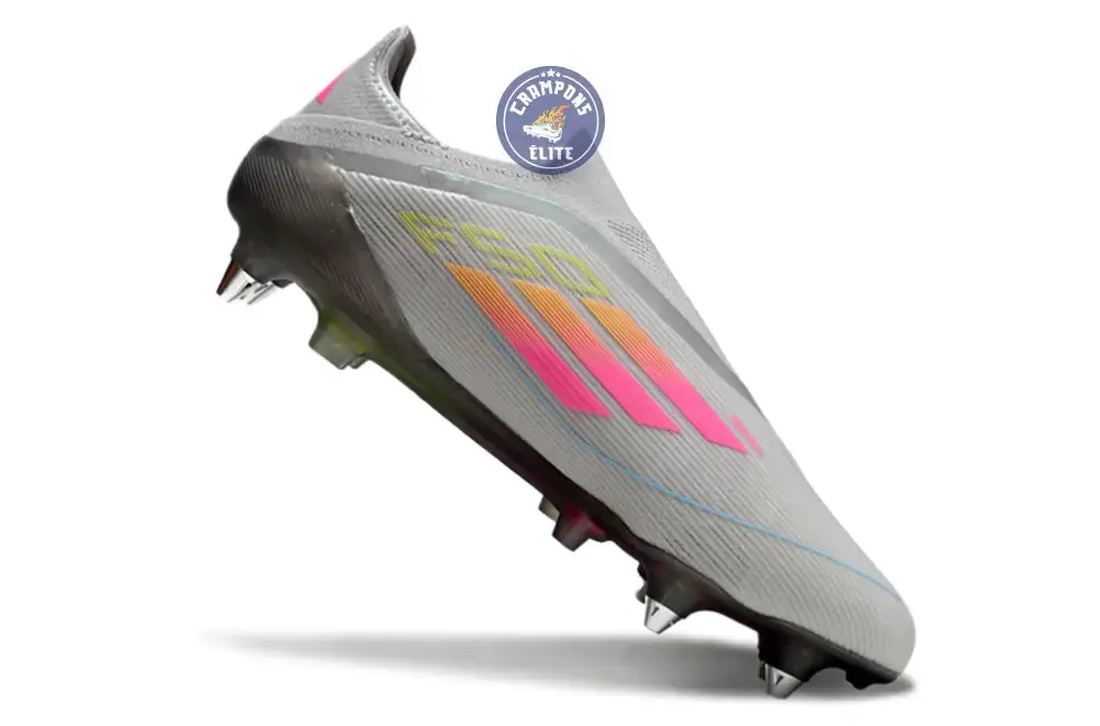 F50 Elite Laceless SG - Gris/Multicolor - Image 3