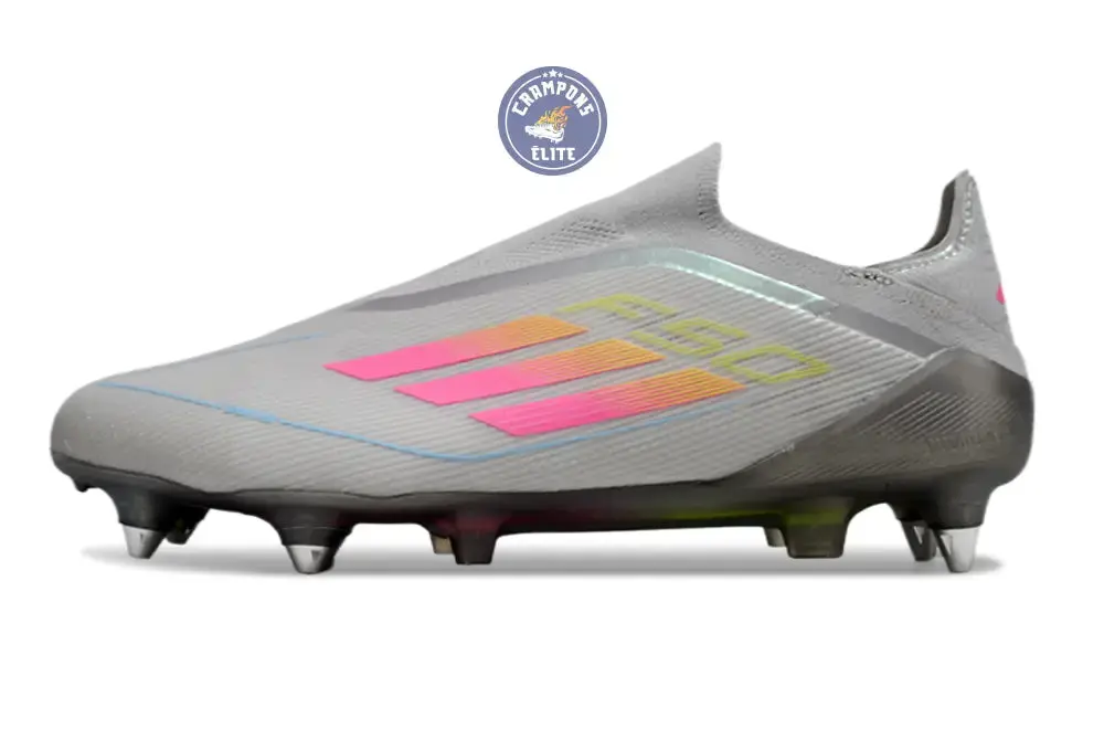 F50 Elite Laceless SG - Gris/Multicolor - Image 5