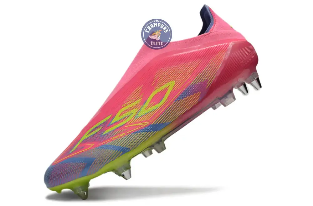 F50 Elite Laceless SG Mystic Victory - Rose/Vert/Blue Fusion - Image 4
