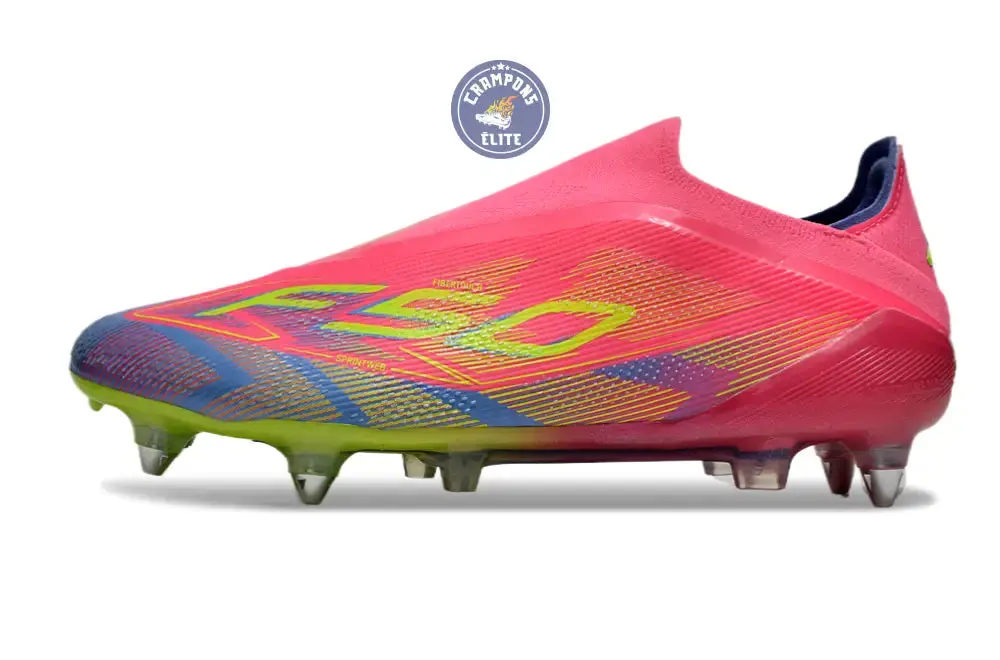 F50 Elite Laceless SG Mystic Victory - Rose/Vert/Blue Fusion - Image 5