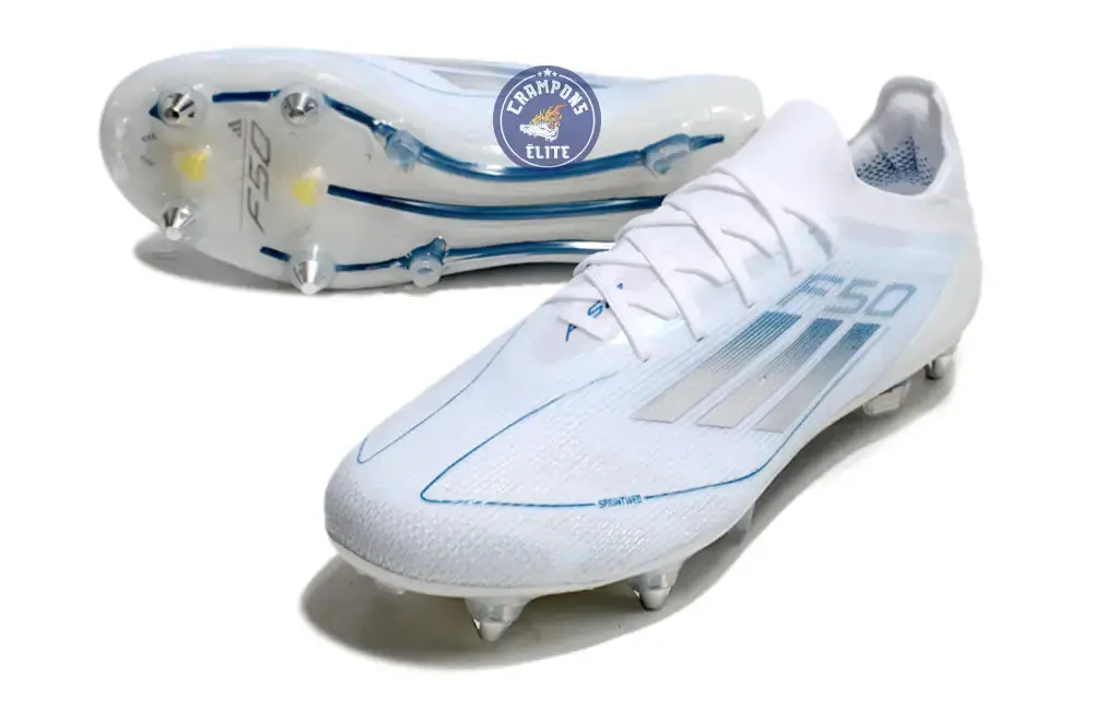 F50 Elite SG Polar Victory - Blanc/Argenté/Bleu - Image 2