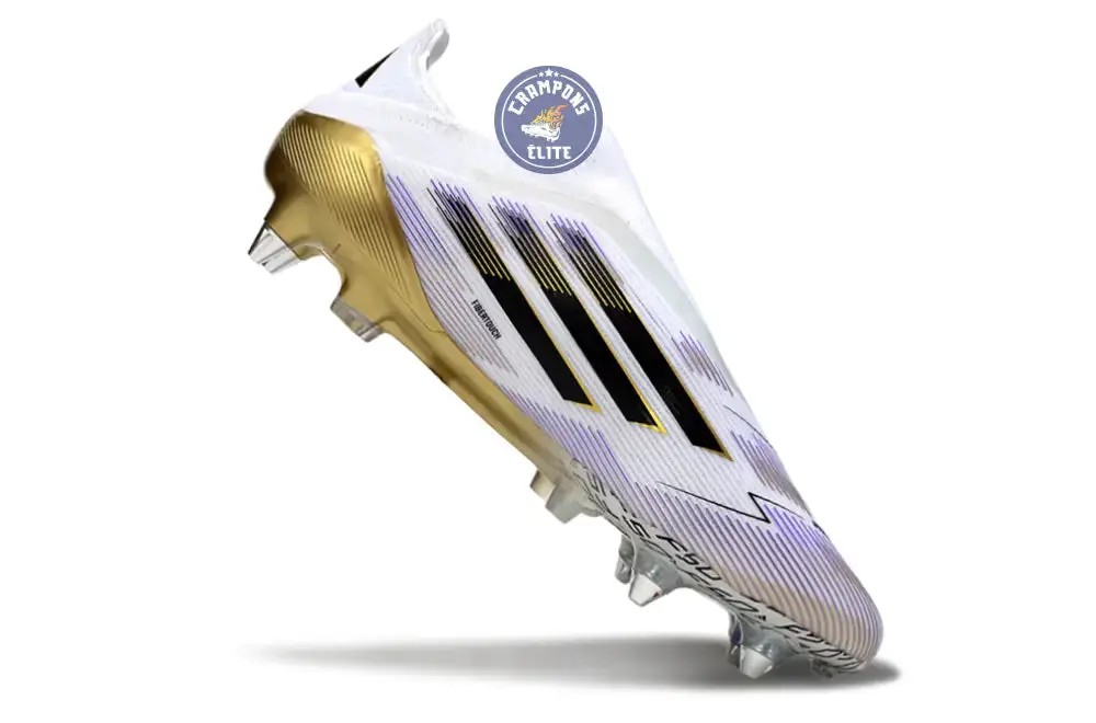 F50 Elite Laceless SG Road to Glory - Blanc/Noir/Doré - Image 3