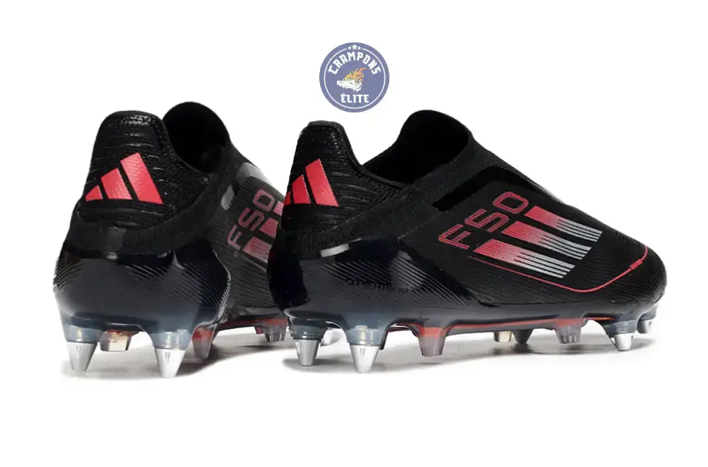 F50 Elite Laceless SG Stealth Victory - Noir/Argenté/Lucid Red - Image 5