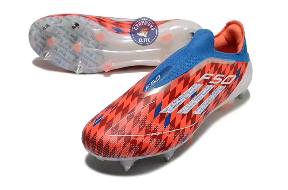 F50 Elite Laceless SG Thomas Müller Raumdeuter - Rouge/Blanc/Bleu ÉDITION LIMITÉE - Image 2