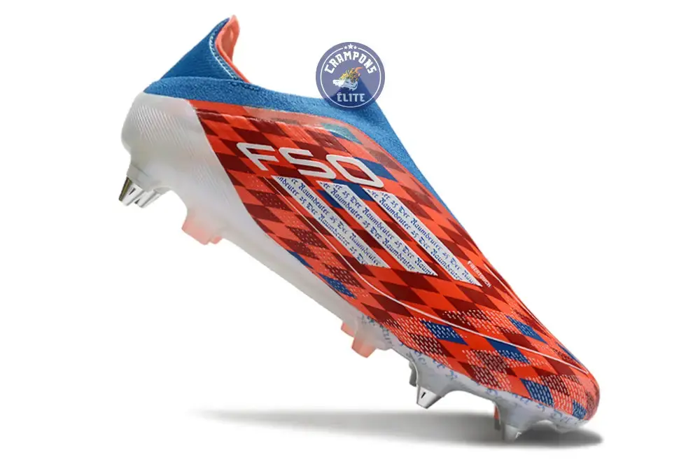F50 Elite Laceless SG Thomas Müller Raumdeuter - Rouge/Blanc/Bleu ÉDITION LIMITÉE - Image 3