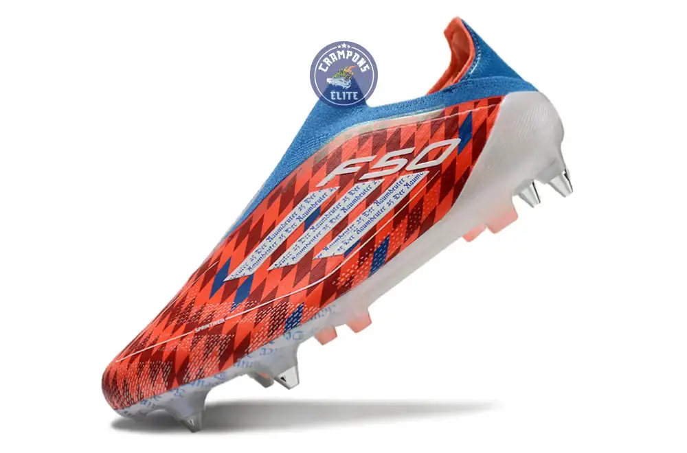 F50 Elite Laceless SG Thomas Müller Raumdeuter - Rouge/Blanc/Bleu ÉDITION LIMITÉE - Image 4