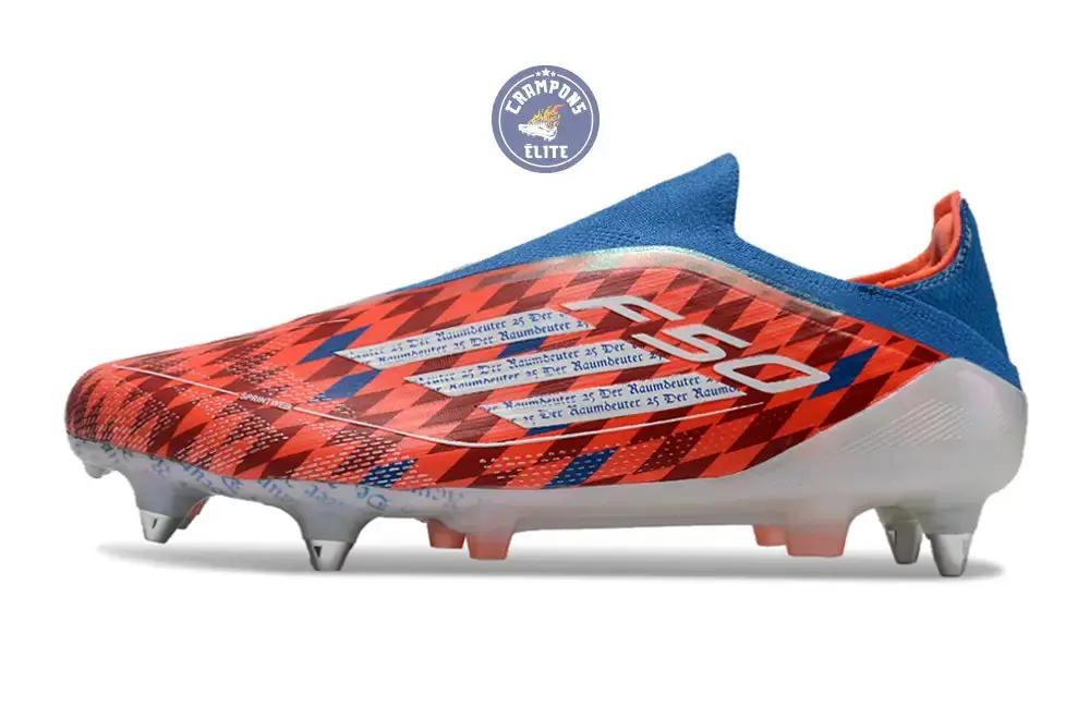 F50 Elite Laceless SG Thomas Müller Raumdeuter - Rouge/Blanc/Bleu ÉDITION LIMITÉE - Image 5