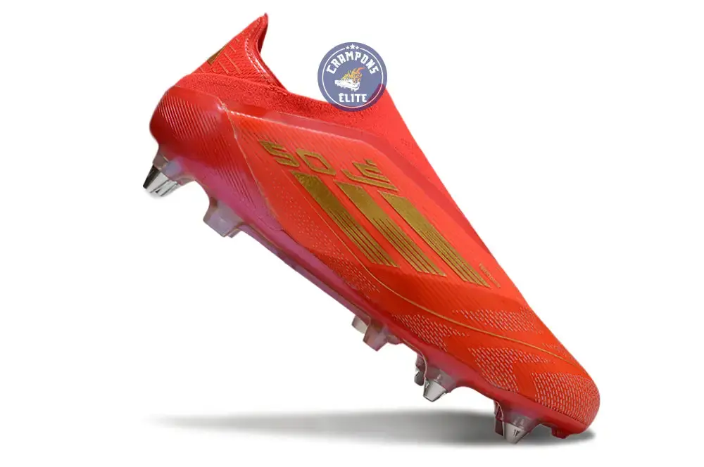 F50 Elite Laceless SG Two Horizons - Rouge/Doré/Rouge ÉDITION LIMITÉE - Image 3