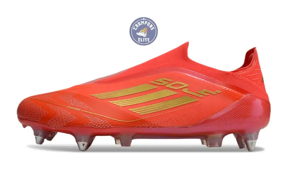 F50 Elite Laceless SG Two Horizons - Rouge/Doré/Rouge ÉDITION LIMITÉE - Image 5