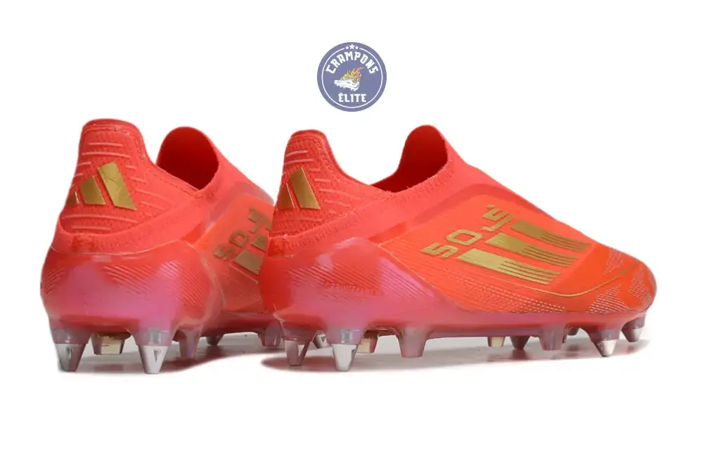 F50 Elite Laceless SG Two Horizons - Rouge/Doré/Rouge ÉDITION LIMITÉE - Image 6