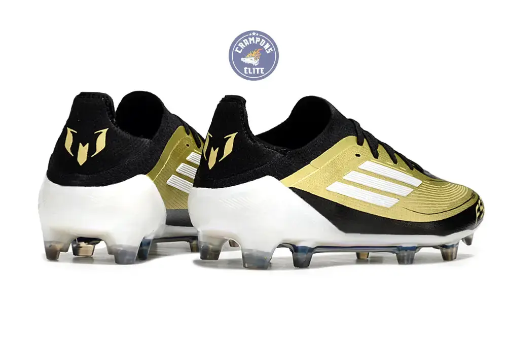 F50 Elite Lacets FG - Doré/Blanc/Noir - Image 6