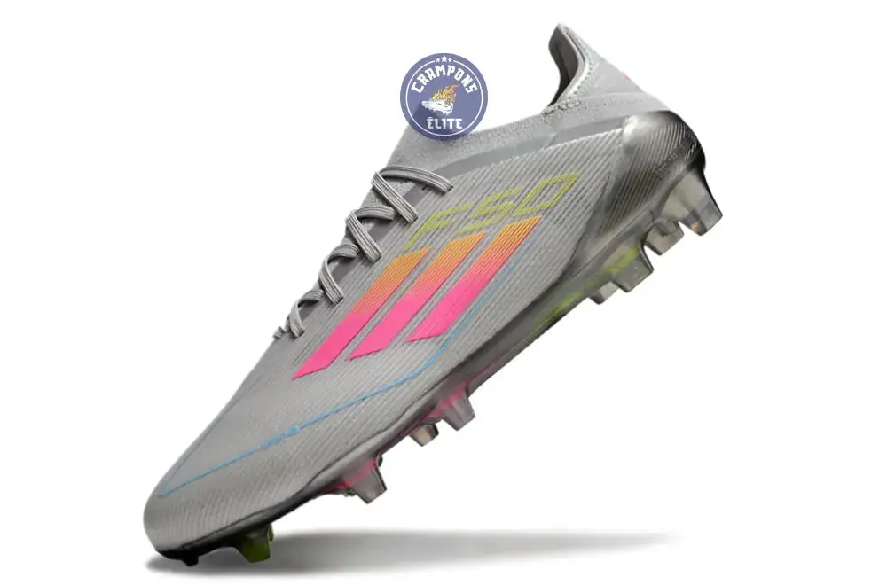 F50 Elite Lacets FG - Gris/Noir/Multicolor - Image 4