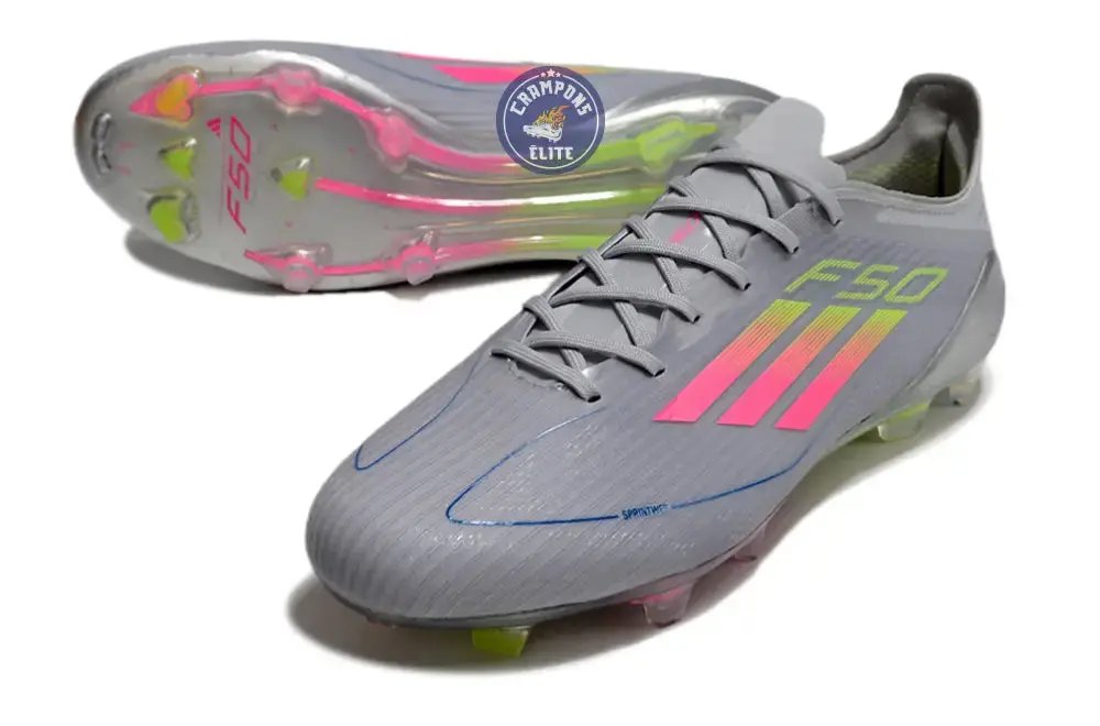 F50 Elite Lacets FG - Gris/Multicolor - Image 2