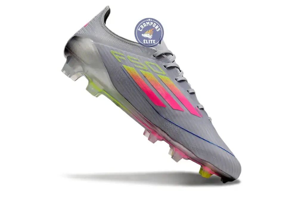 F50 Elite Lacets FG - Gris/Multicolor - Image 3