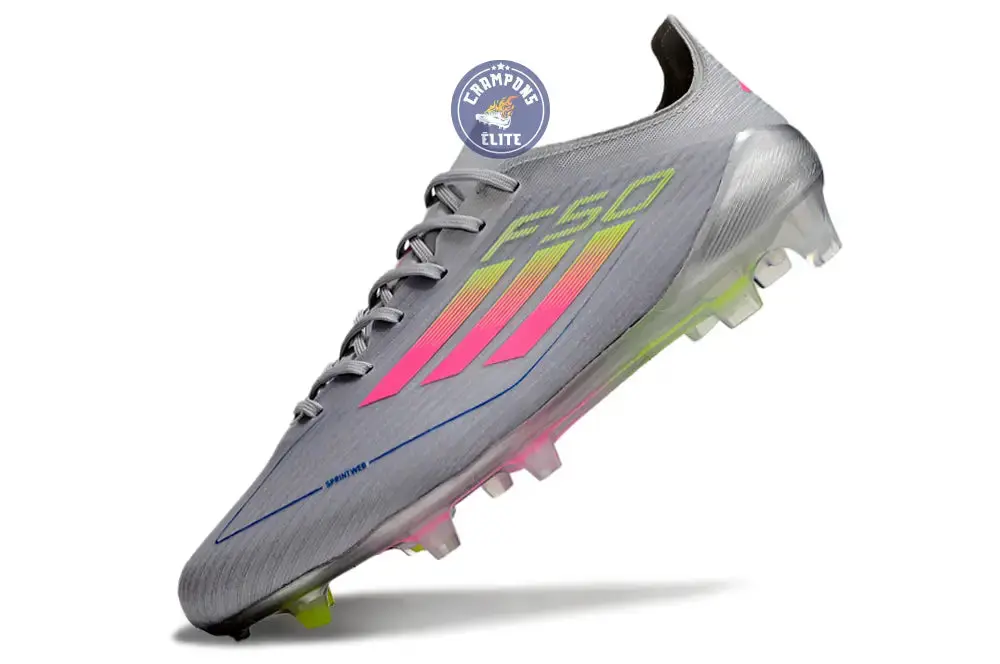 F50 Elite Lacets FG - Gris/Multicolor - Image 4