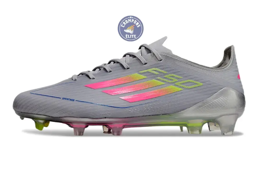F50 Elite Lacets FG - Gris/Multicolor - Image 5