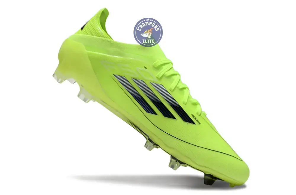 F50 Elite Lacets FG - Jaune Fluo/Noir - Image 3