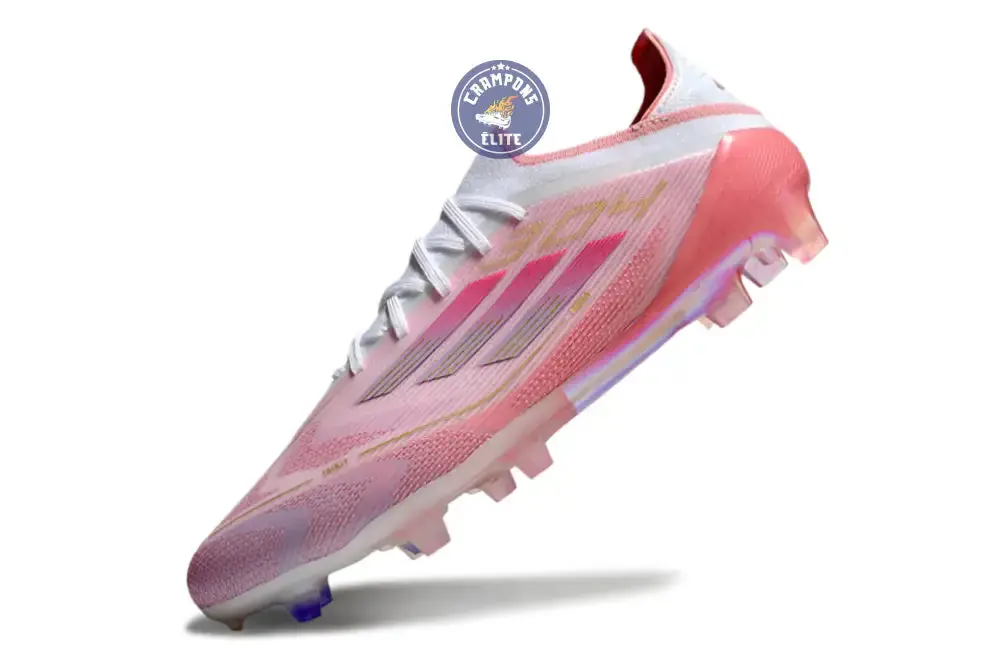 F50 Elite Lacets FG Lamine Yamal 304 - Rose clair/Purple Glow/Lite Pink ÉDITION LIMITÉE - Image 4