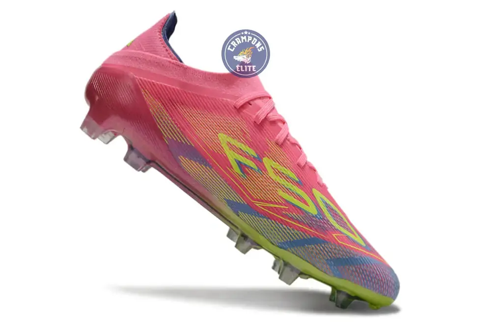 F50 Elite Lacets FG Mystic Victory - Rose/Vert/Blue Fusion - Image 3