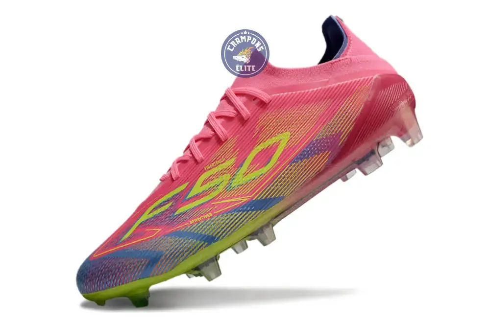 F50 Elite Lacets FG Mystic Victory - Rose/Vert/Blue Fusion - Image 4