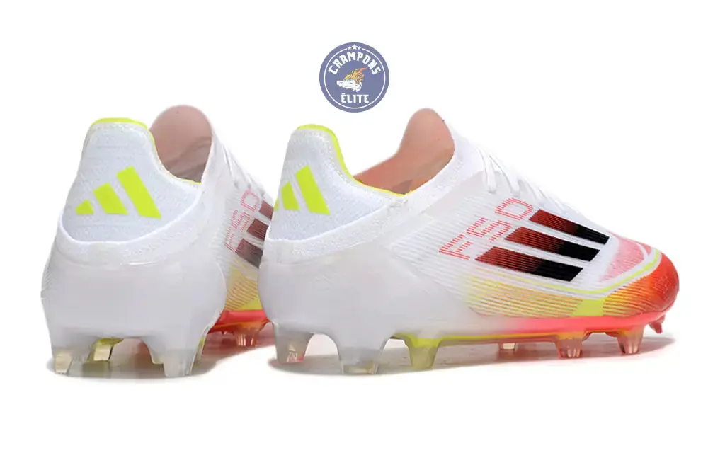 F50 Elite Lacets FG Pure Victory - Blanc/Noir/Jaune - Image 6