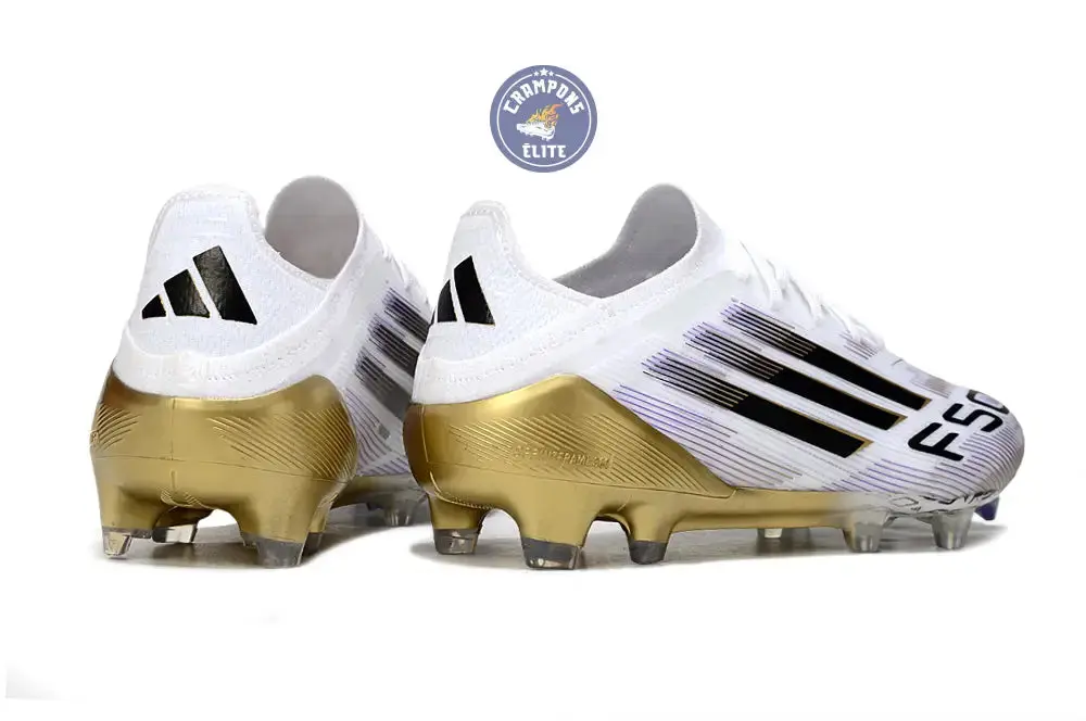 F50 Elite Lacets FG Road to Glory - Blanc/Noir/Doré - Image 6