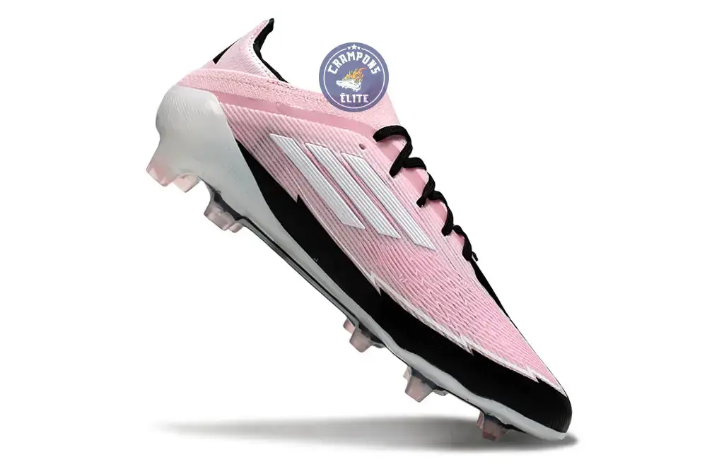 F50 Elite Lacets FG - Rose/Blanc/Noir - Image 3