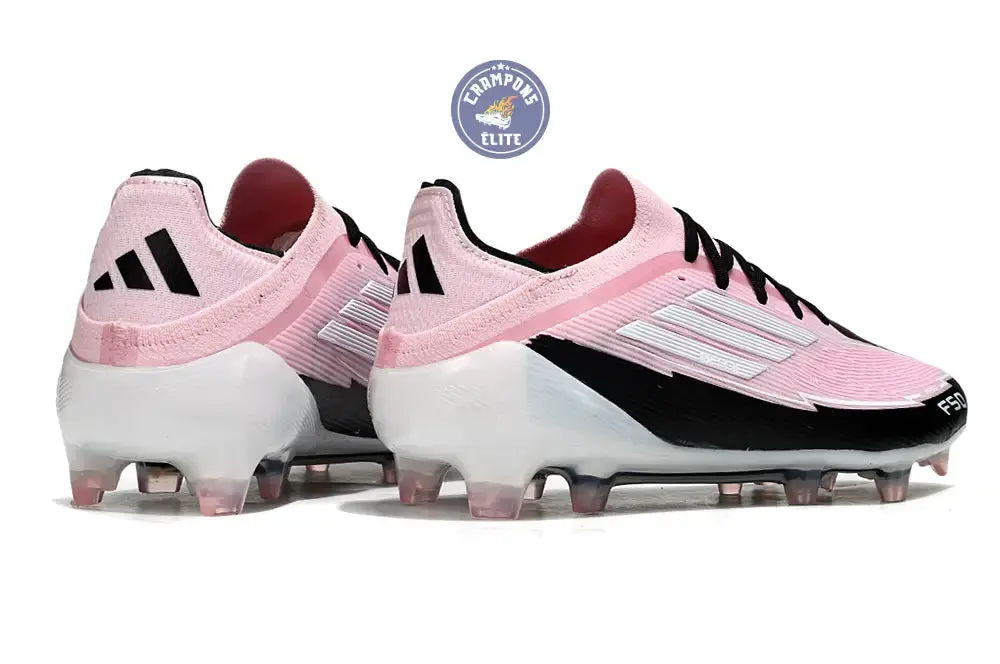 F50 Elite Lacets FG - Rose/Blanc/Noir - Image 6