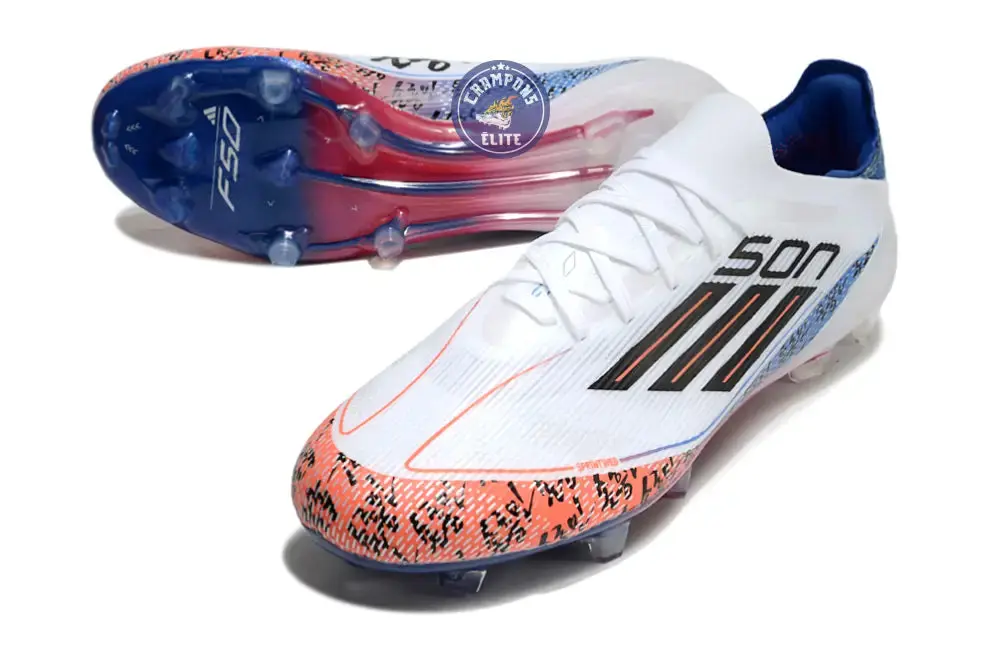 F50 Elite Lacets FG Son Heung-Min TAEGEUK7 - Blanc/Noir/Rouge ÉDITION LIMITÉE - Image 2