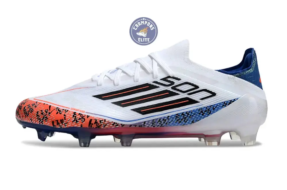 F50 Elite Lacets FG Son Heung-Min TAEGEUK7 - Blanc/Noir/Rouge ÉDITION LIMITÉE - Image 5
