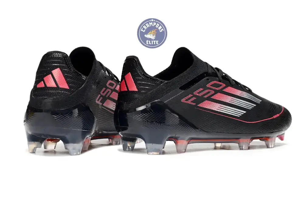 F50 Elite Lacets FG Stealth Victory - Noir/Argenté/Lucid Red - Image 6
