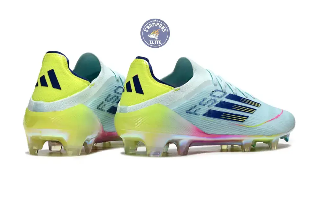 F50 Elite Lacets FG Stellar Icon - Almost Blue/Bleu/Jaune - Image 6