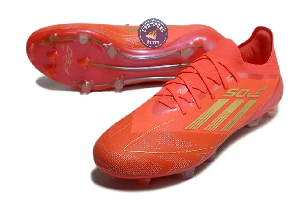 F50 Elite Lacets FG Two Horizons - Rouge/Doré/Rouge ÉDITION LIMITÉE - Image 2