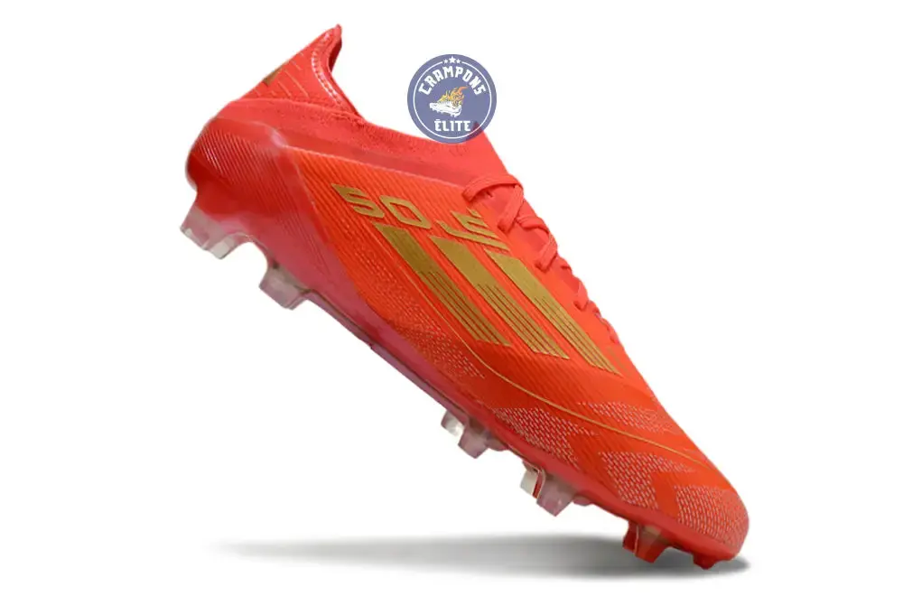 F50 Elite Lacets FG Two Horizons - Rouge/Doré/Rouge ÉDITION LIMITÉE - Image 3